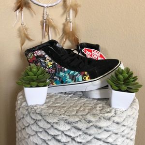 RARE alice high top disney old skool vans 💖